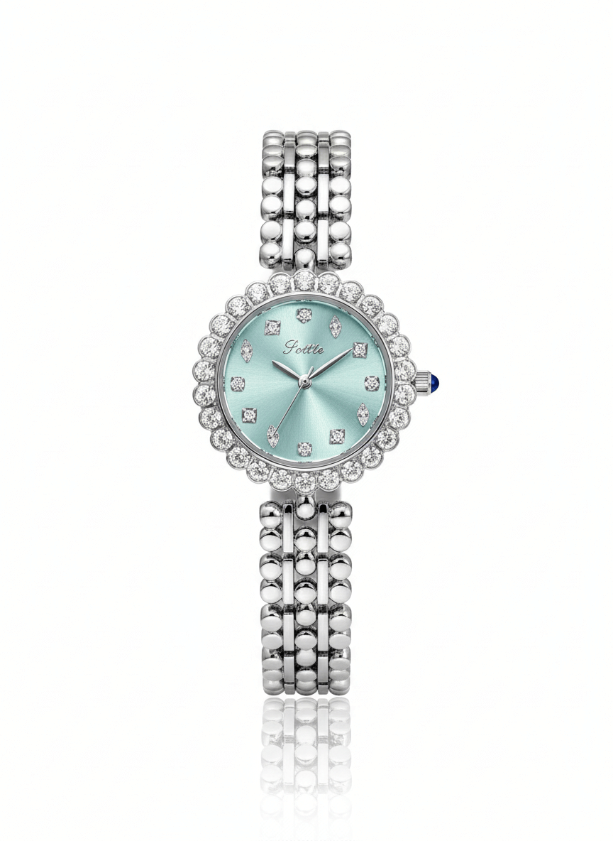 Reloj Elegante Pulso Delgado con Circones