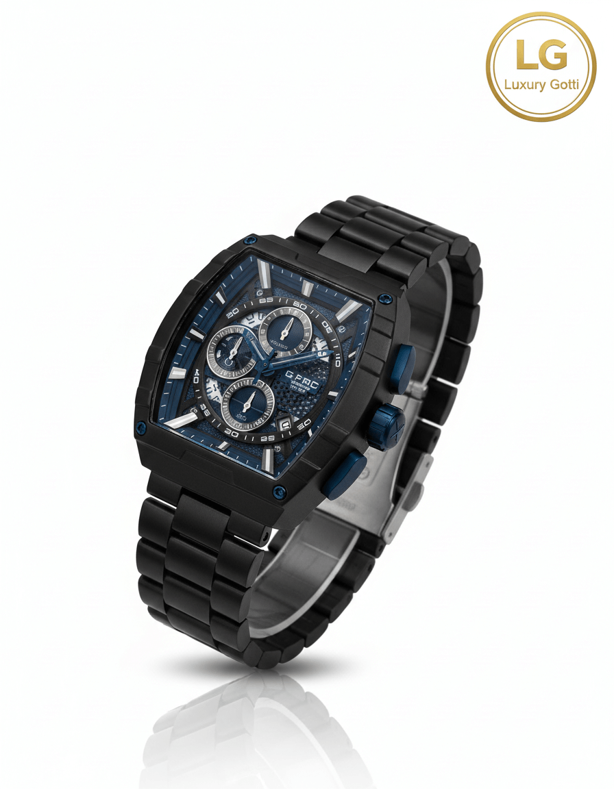Reloj Acero Caja Rectangular Cronógafos