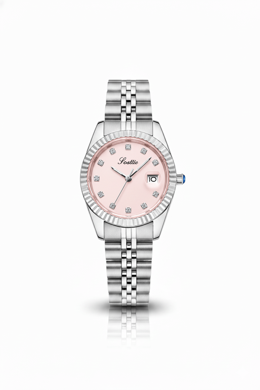 Reloj Elegante Pulso Ancho con Fecha