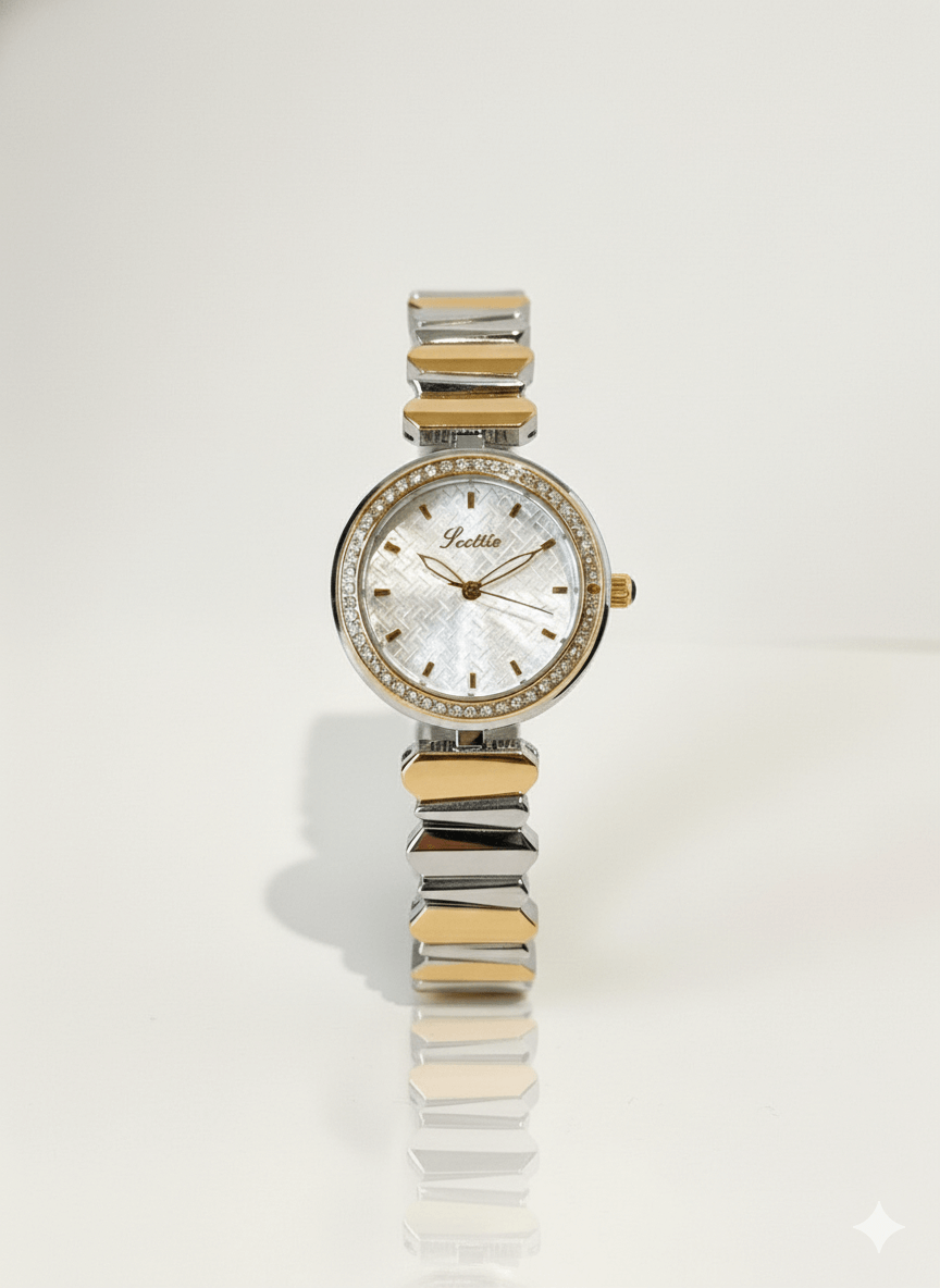 Reloj Elegante con Pulso Delgado y Circones