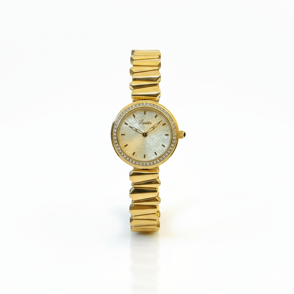 Reloj Elegante con Pulso Delgado y Circones