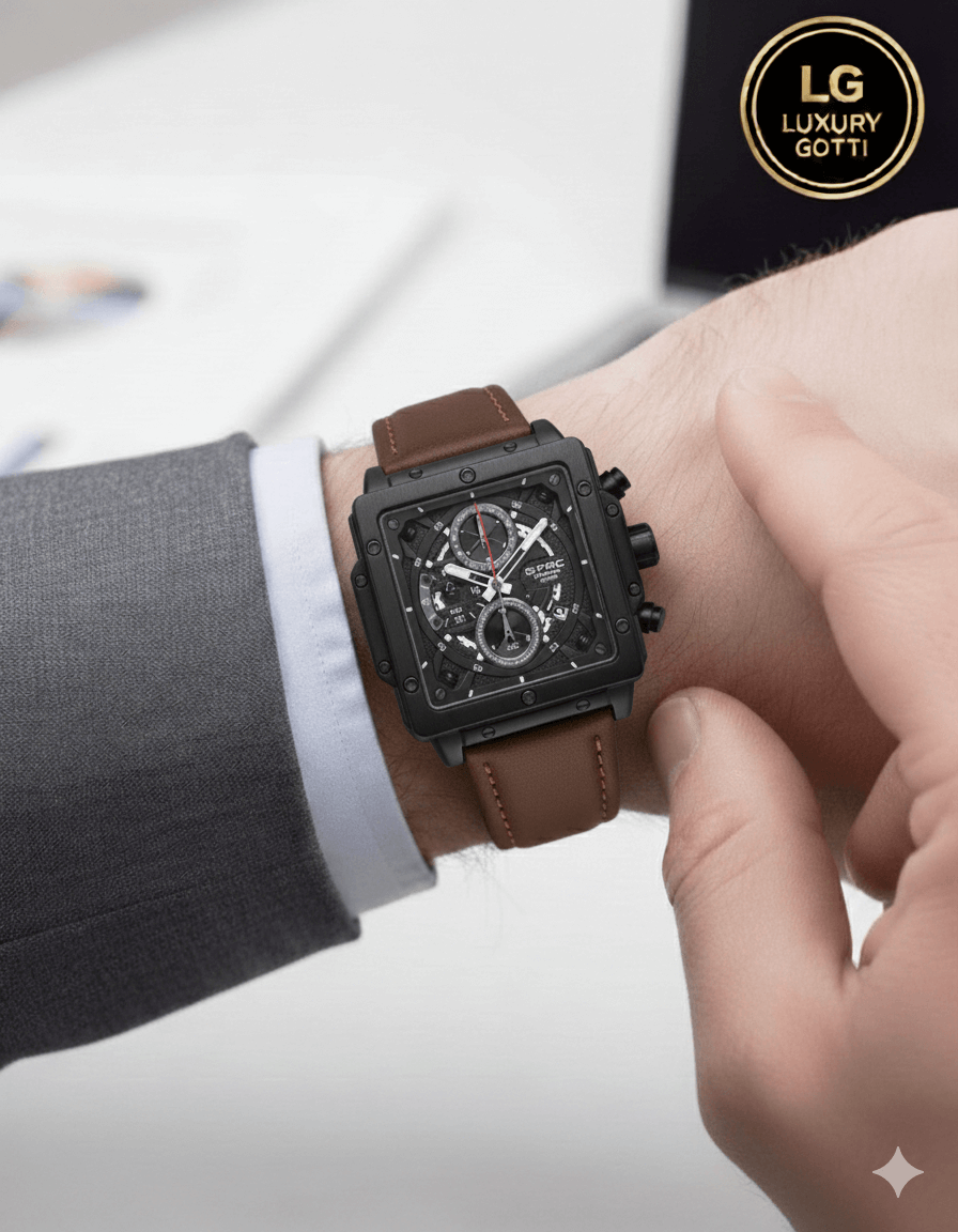 Reloj Deportivo Goma Caja Cuadrada Cronógrafos