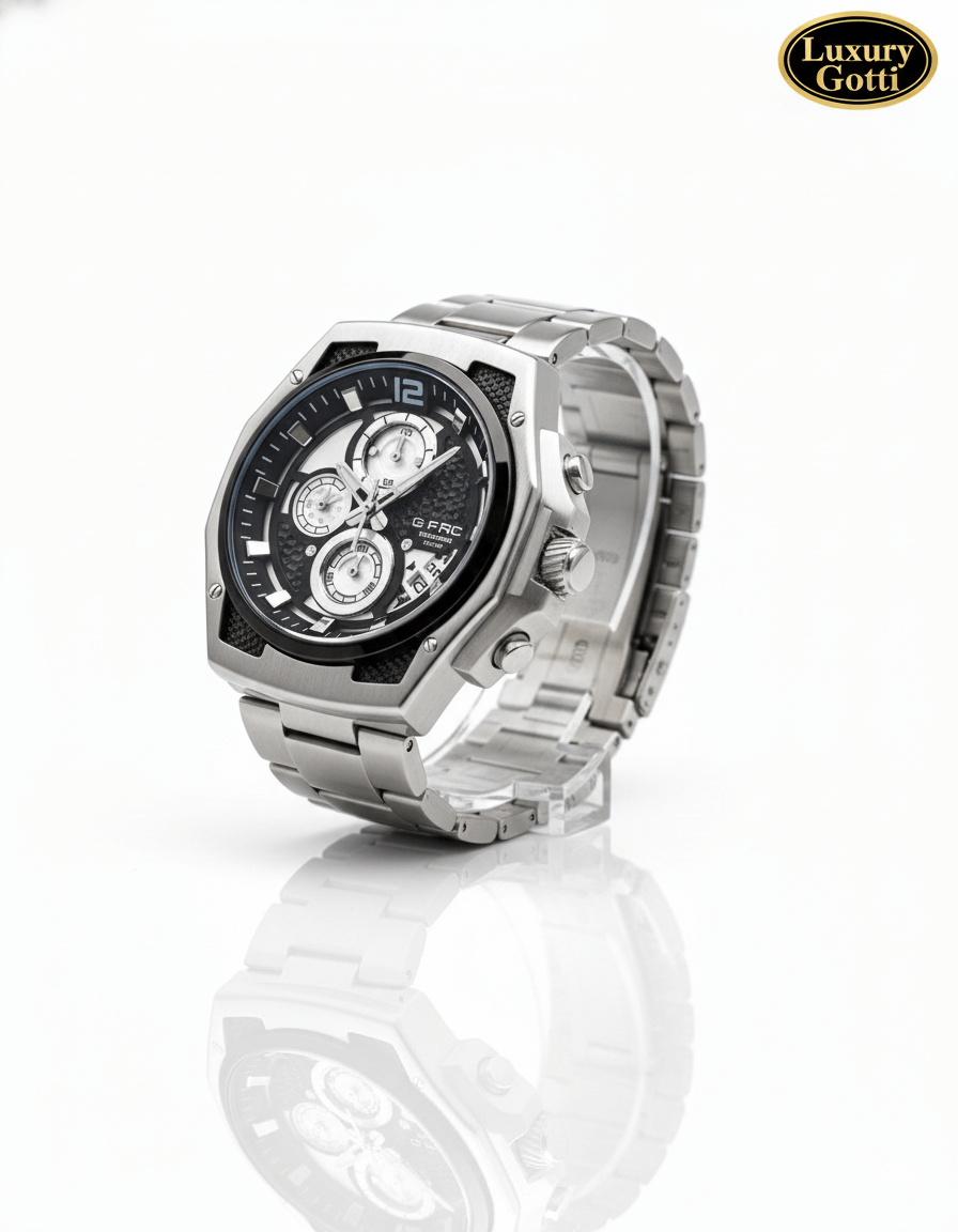 Reloj Acero con Cronógrafos Trial