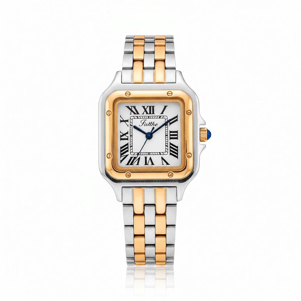 Reloj Elegante Pulsera Delgada con Números Romanos