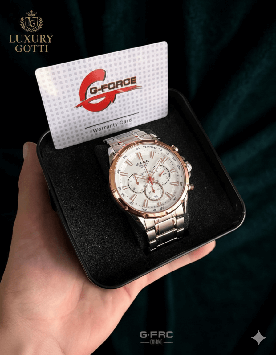 Reloj Clásico Acero con Cronógrafos