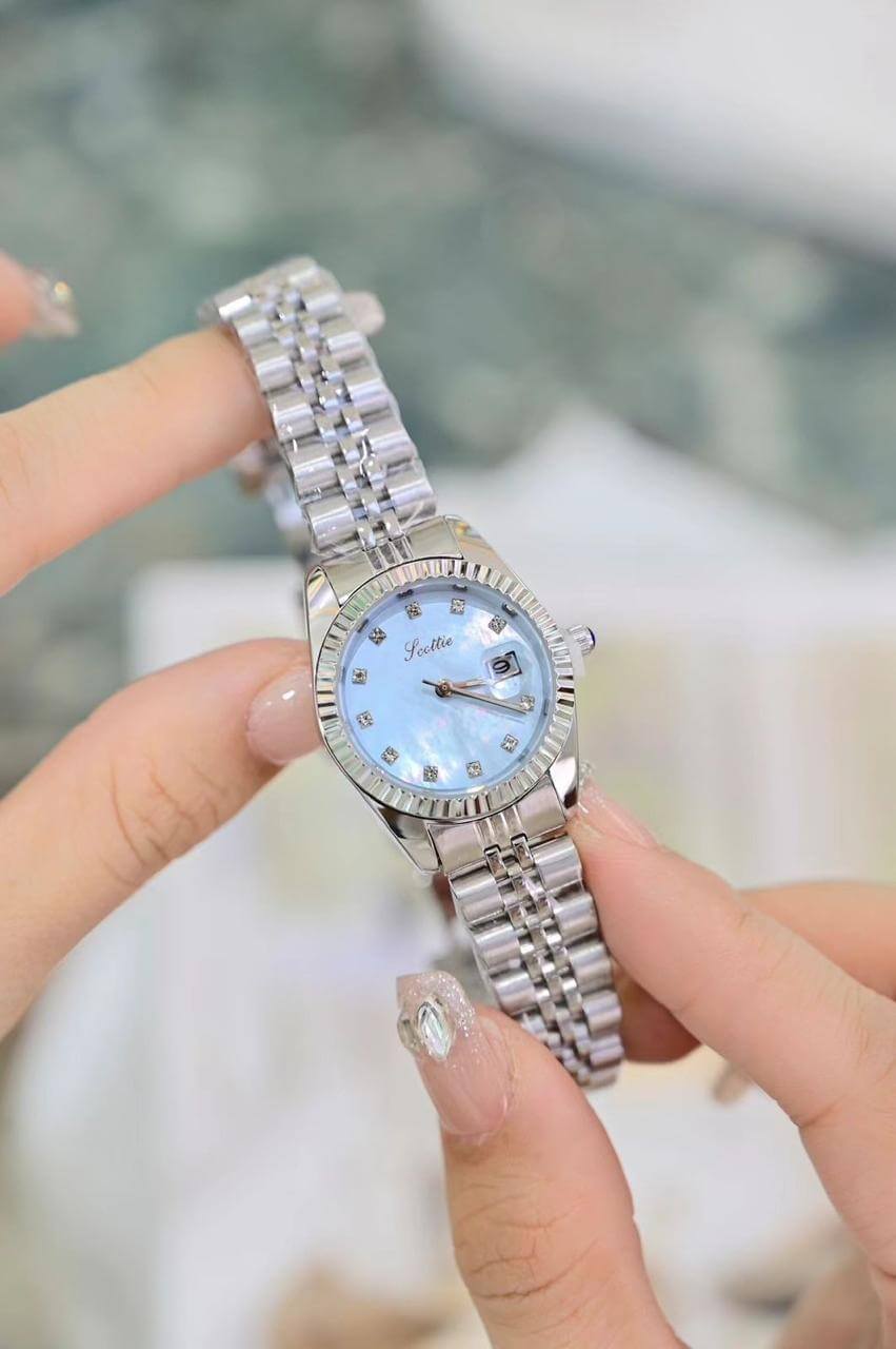 Reloj Elegante Pulso Ancho con Fecha