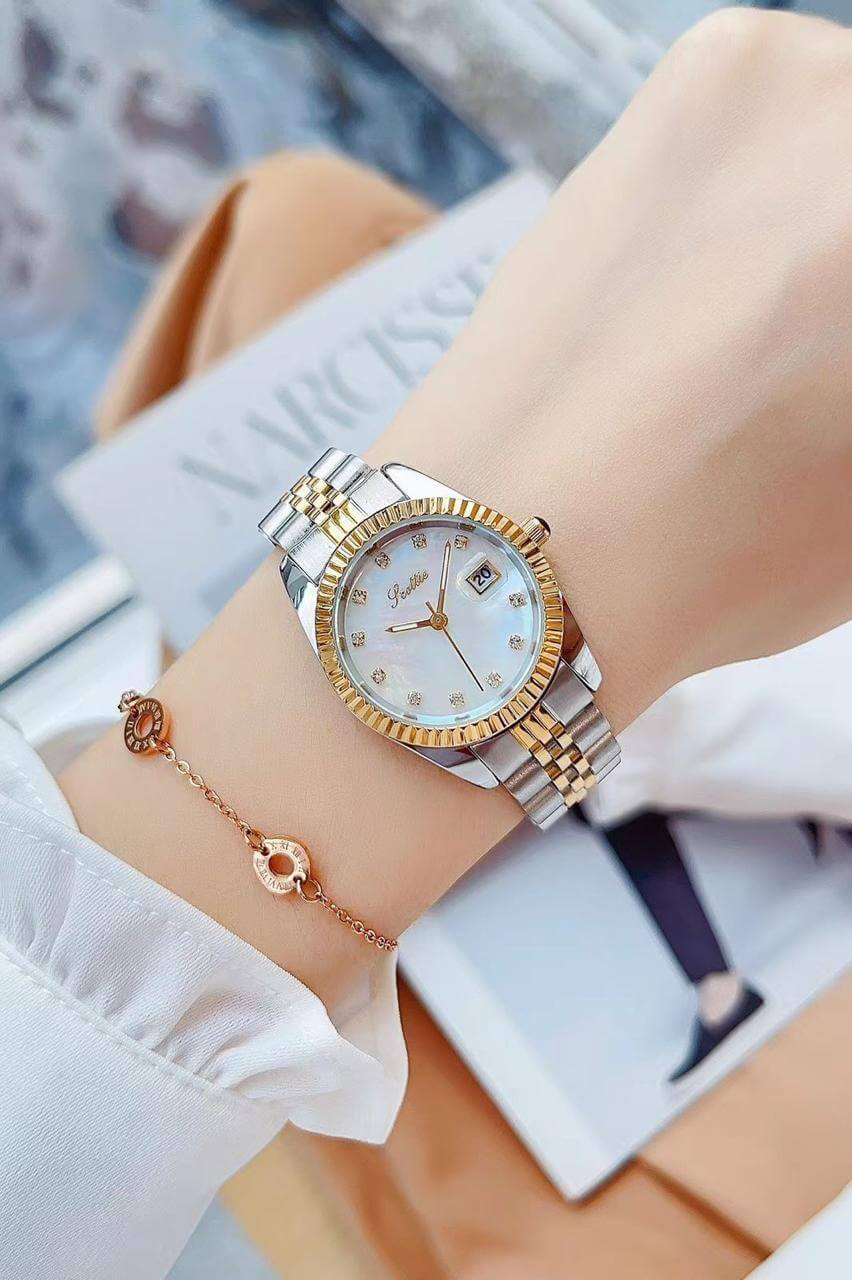 Reloj Elegante Pulso Ancho con Fecha